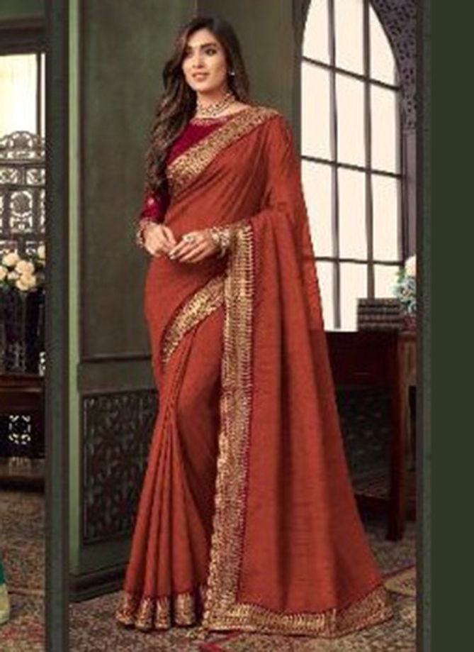 ANMOL MYRAH Latest Fancy Designer Heavy Party Festive Wear Fancy Fabric Stylish Saree Collection